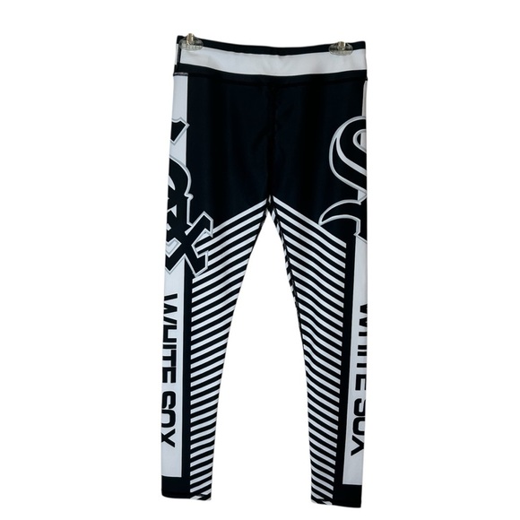 White Sox Unique Striped Logo pants size small Fits 0/2 Size NWOT - Picture 1 of 6